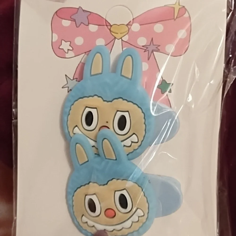 LaBuBu Face Hair Clips NWT